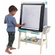 Pemberly Row Create and Play 9 Piece Multicolored Wooden Art Easel