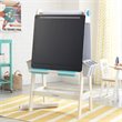 Pemberly Row Create and Play 9 Piece Multicolored Wooden Art Easel