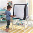 Pemberly Row Create and Play 9 Piece Multicolored Wooden Art Easel