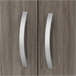 Pemberly Row Bookcase Door Kit in Modern Hickory - Engineered Wood