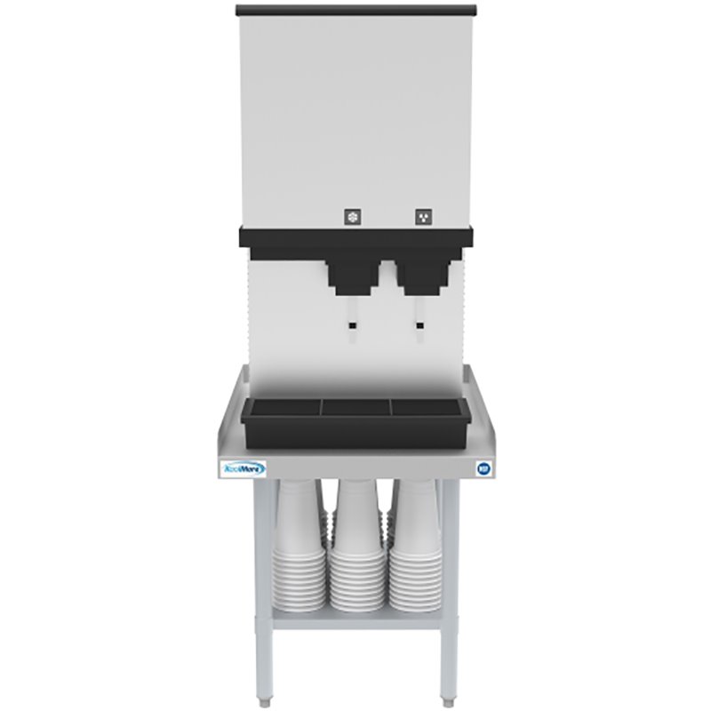 Pemberly Row 30x24 Heavy Duty 16-Gauge Stainless Steel Equipment Stand in Silver