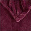 Pemberly Row Polyester Solid Microlight Heated Blanket in Red Finish