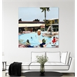 Pemberly Row 54x54 Off The Deep Art Canvas Print in Multi-Color