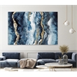 Pemberly Row Modern 72x48 Effectus Art Canvas Print in White