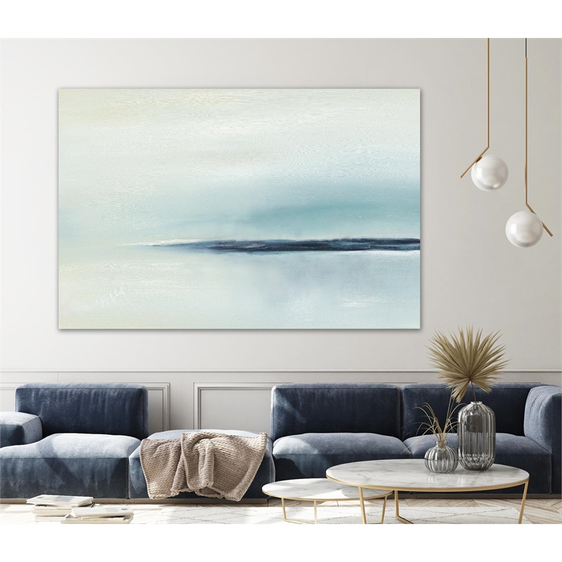 Pemberly Row 72x48 Stillness Art Canvas Print in Multi-Color