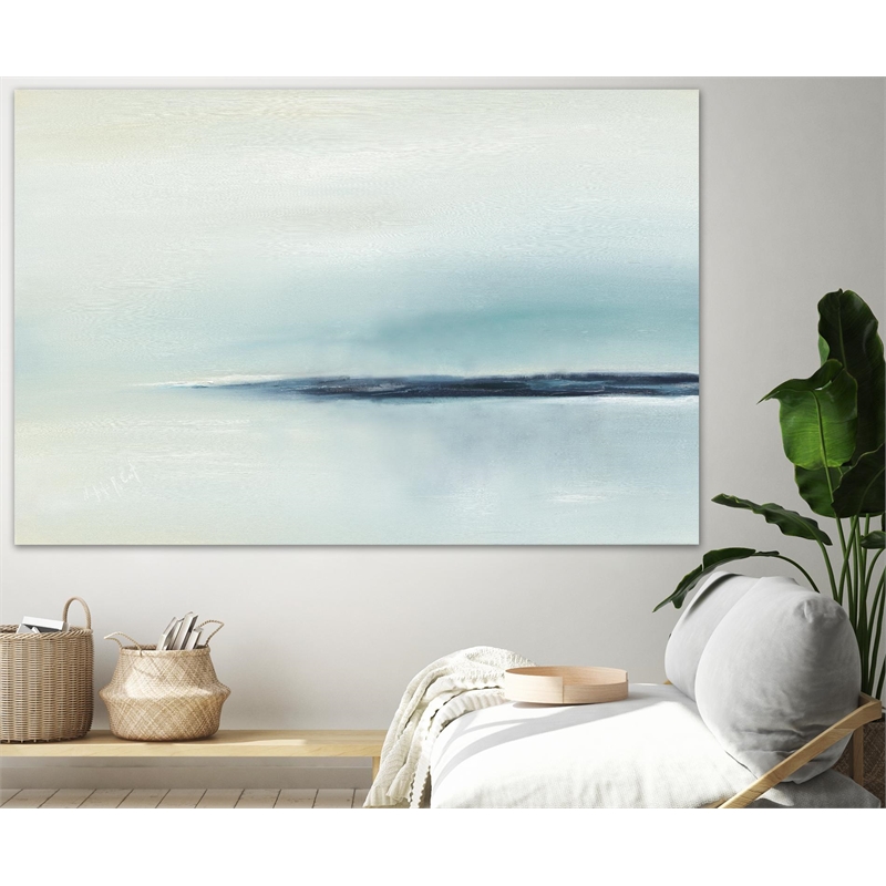 Pemberly Row 72x48 Stillness Art Canvas Print in Multi-Color