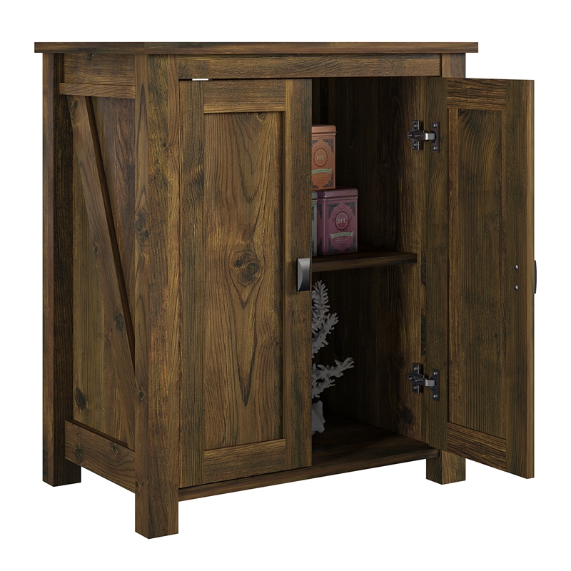 Pemberly Row 10/20 Gallon Aquarium/Terrarium Stand in Rustic