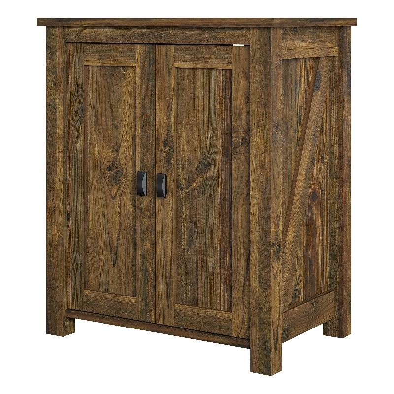 Pemberly Row 10/20 Gallon Aquarium/Terrarium Stand in Rustic