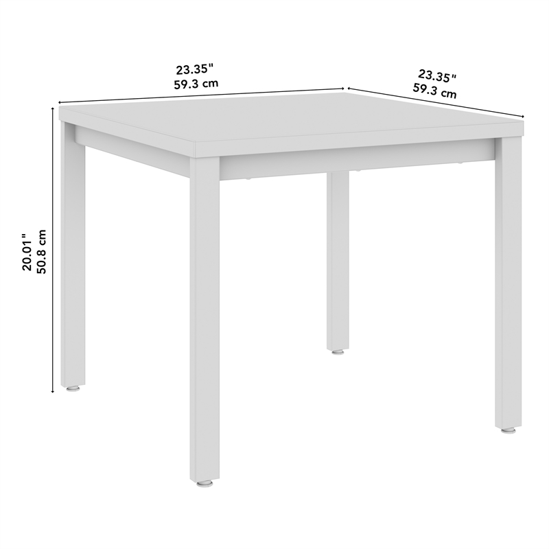 Pemberly Row Waiting Room End Table in Mocha Cherry - Engineered Wood