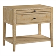 Pemberly Row Contemporary 1-drawer Natural Finish Wood Nightstand
