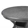 Pemberly Row 5-Piece Wood Dining Set with Table and Chair in Gray