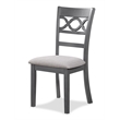 Pemberly Row 5-Piece Wood Dining Set with Table and Chair in Gray