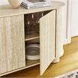 Pemberly Row Modern / Contemporary Wood Sideboard in Travertine