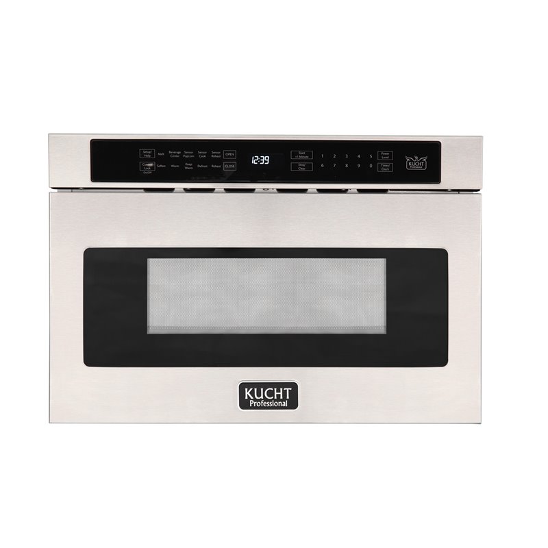 Pemberley Row Stainless Steel Silver Microwave Rectangular Auto Start 23.8