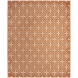 Pemberly Row Modern / Contemporary 8' x 10' Fabric Copper Area Rug