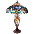 Pemberly Row Contemporary 3 Light Victorian Double Lit Table Lamp 17