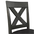 Pemberly Row Contemporary Counter Height Side Chair Set in Gray