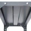 Pemberly Row 36 x 18 Commercial 6 Shelf Kit in Dark Gray Finish