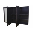 Pemberly Row 30-Inch Assembled Bathroom Medicine Wood Cabinet in Espresso