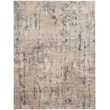 Pemberly Row 8' x 10' Beige Gray Fabric Modern Area Rug (8' x 10')
