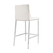 Pemberly Row Contemporary Counter Stool in White Finish (Set of 4)