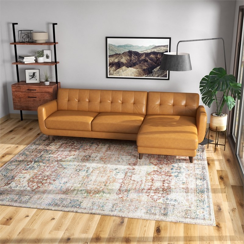 Pemberly Row Set of 3 Sofa Sets - 2 Accent Armchairs and Corner Sectional Couch
