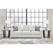 Pemberly Row Set of 3 Contemporary Polyester Sofa Sets in Beige