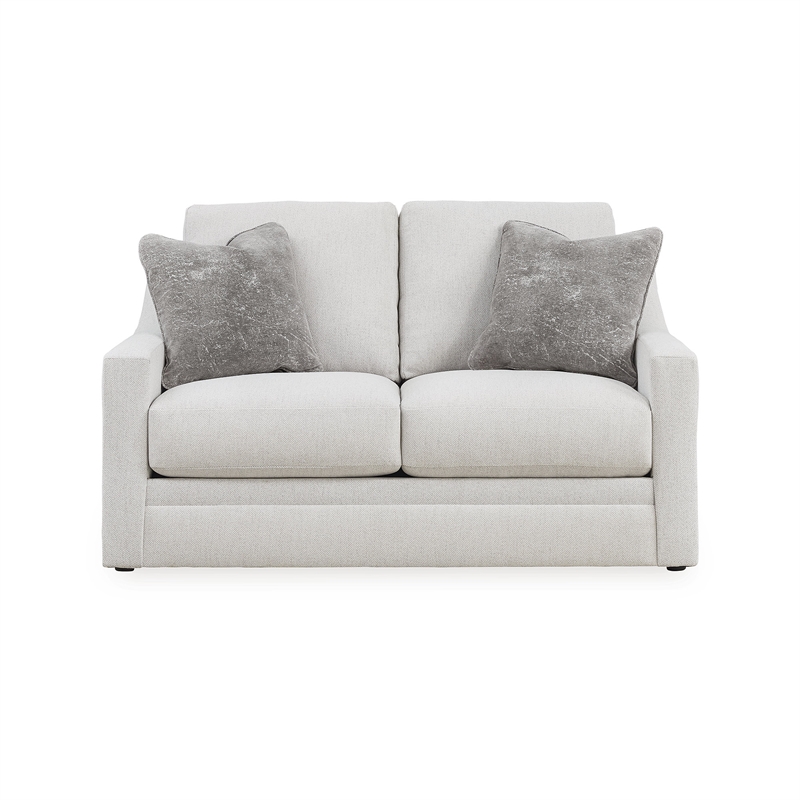 Pemberly Row Set of 3 Contemporary Polyester Sofa Sets in Beige