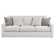 Pemberly Row Set of 3 Contemporary Polyester Sofa Sets in Beige