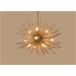 Pemberly Row 12-light Modern Pendant Fixture with Gold Iron Extensions