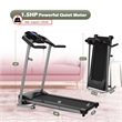 Pemberly Row Folding Treadmill for Small Apartment Electric Motorized Space Save