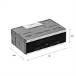 Pemberley Row Steel Silver Microwave Rectangular Low-Profile Over-the-Range 30