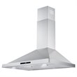 Pemberly Row 36 in. 380 CFM Ducted Wall Mount Range Hood in Stainless Steel