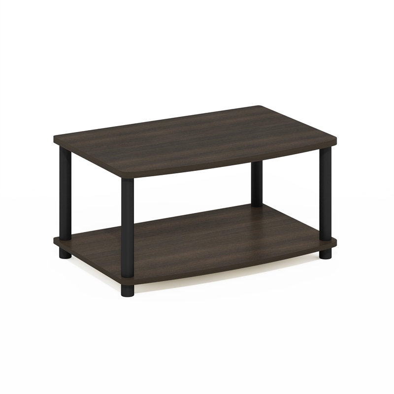 Pemberly Row Turn-N-Tube Wood Elevated TV Stand for TV up to 25