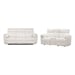 Sofa and Loveseat/White