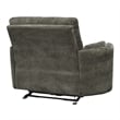 Pemberley Row Polyester Gray Power Glider Recliner Oversized 53