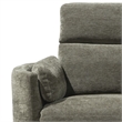 Pemberley Row Polyester Gray Power Glider Recliner Oversized 53