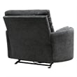 Pemberly Row XL Mediterranean Charcoal Extra Wide Power Glider Recliner Two Pack