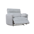 Pemberly Row XL Extra Wide Power Glider Recliner in Mega Gray (Set of 2)