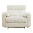Pemberly Row XL Extra Wide Power Glider Recliner - Mega Ivory (Set of 2)