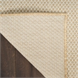 Pemberly Row Contemporary 10' x 14' Rectangle Natural Fabric Area Rug