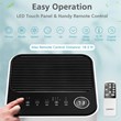 Pemberly Row 10000BTU White Portable Air Conditioner Cooler with Different Modes