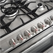 Pemberly Row 36 in. Stainless Steel Dual Fuel Range with Convection Oven