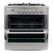 Pemberly Row 36 in. Stainless Steel Dual Fuel Range with Convection Oven