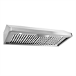 Pemberly Row 48 in. Ducted Under Cabinet 500 CFM Stainless Steel Range Hood
