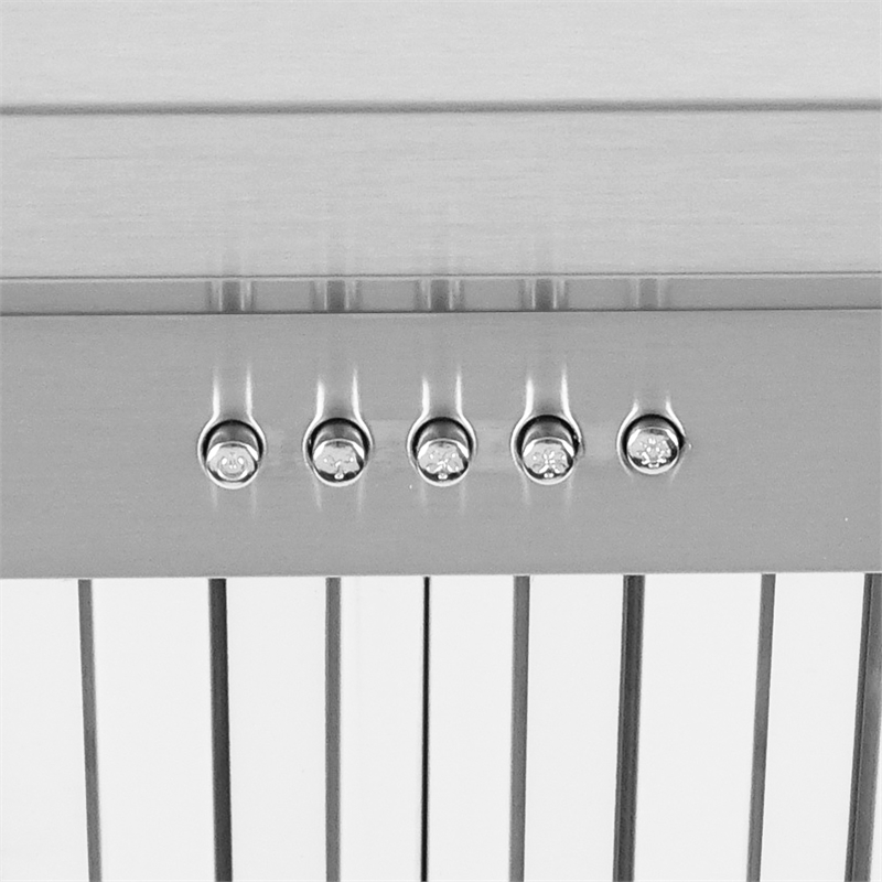 Pemberly Row 48 in. Ducted Under Cabinet 500 CFM Stainless Steel Range Hood