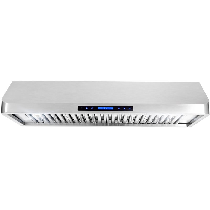Pemberly Row 48 in. Ducted Under Cabinet 500 CFM Stainless Steel Range Hood