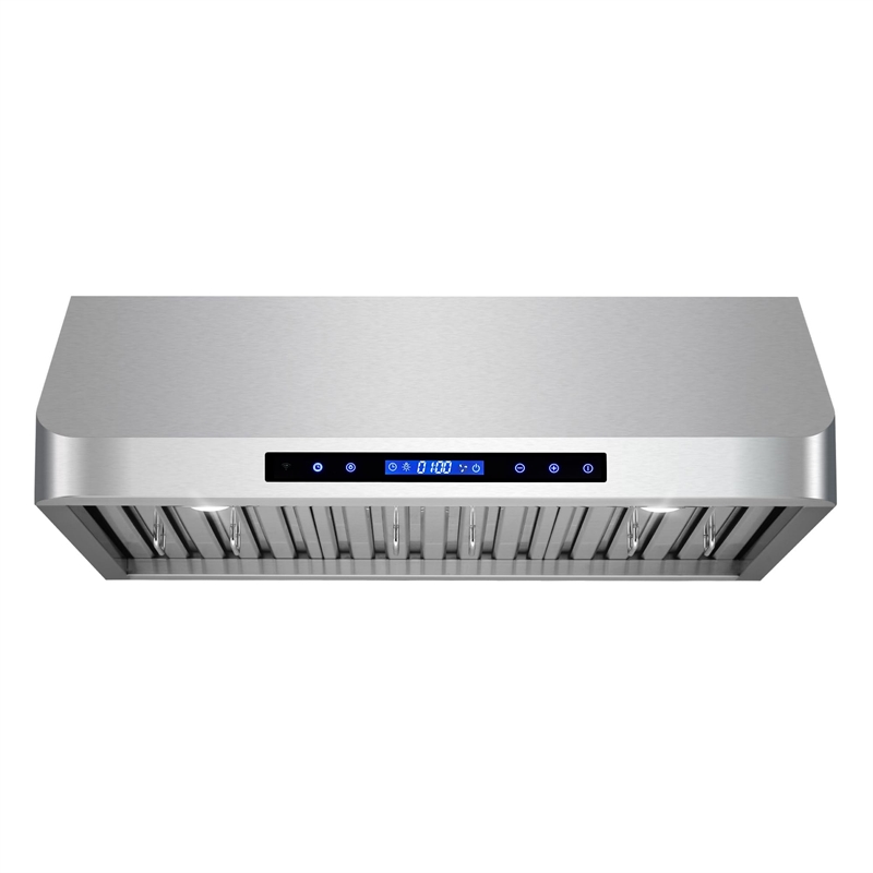 Pemberly Row 30 in. 500 CFM Ducted Under Cabinet Range Hood in Stainless Steel