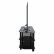 Pemberly Row Transitional Steel and Glass TV Stand for 39