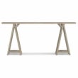 Pemberly Row Contemporary Wood Console Table in Distressed Gray